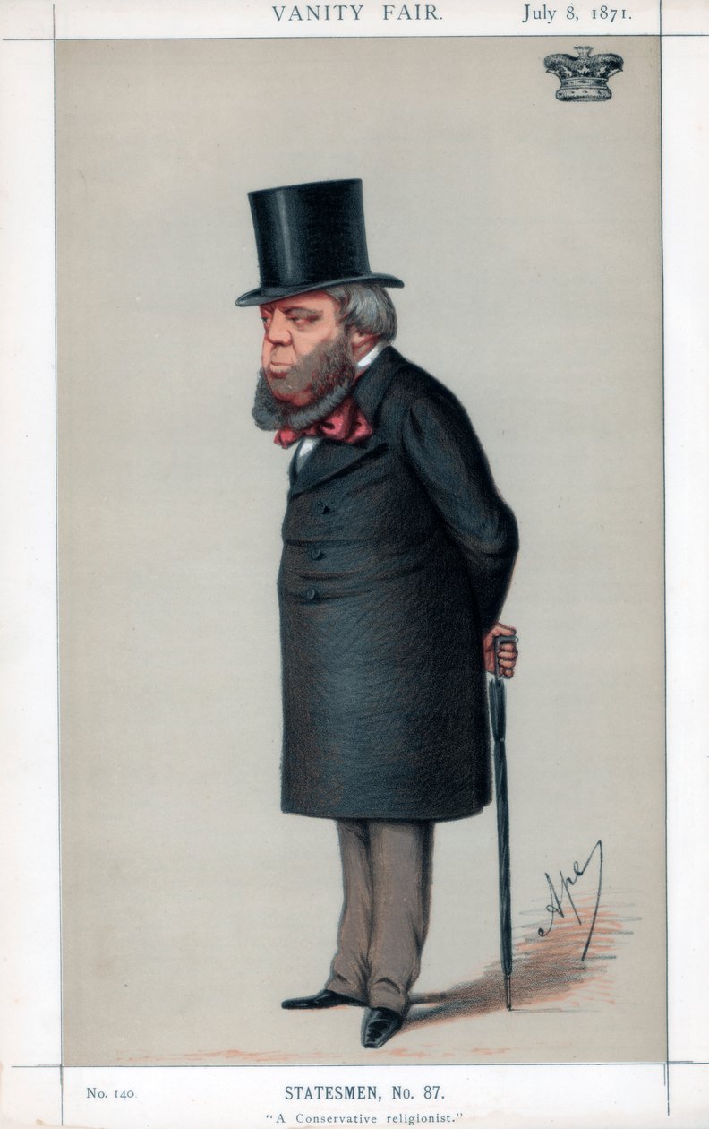 Konserwatywny religijny, 1871. autorstwa Carlo Pellegrini