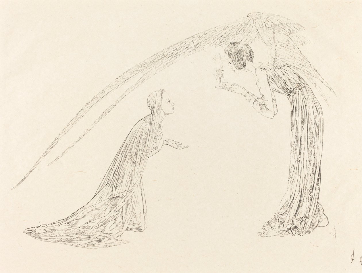 Zwiastowanie autorstwa Carlos Schwabe