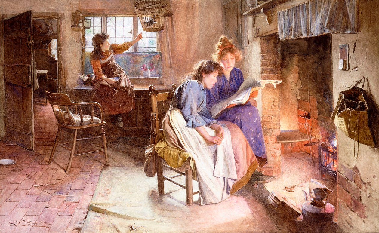 Trzy siostry autorstwa Carlton Alfred Smith