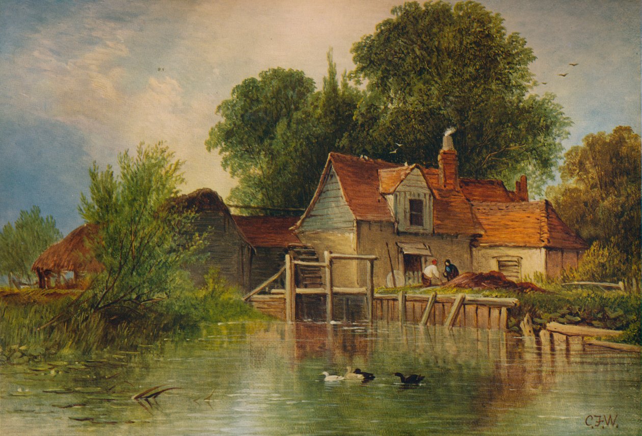 "Mapledurham", ok. 1863, 1938 r autorstwa Caroline Fanny Williams