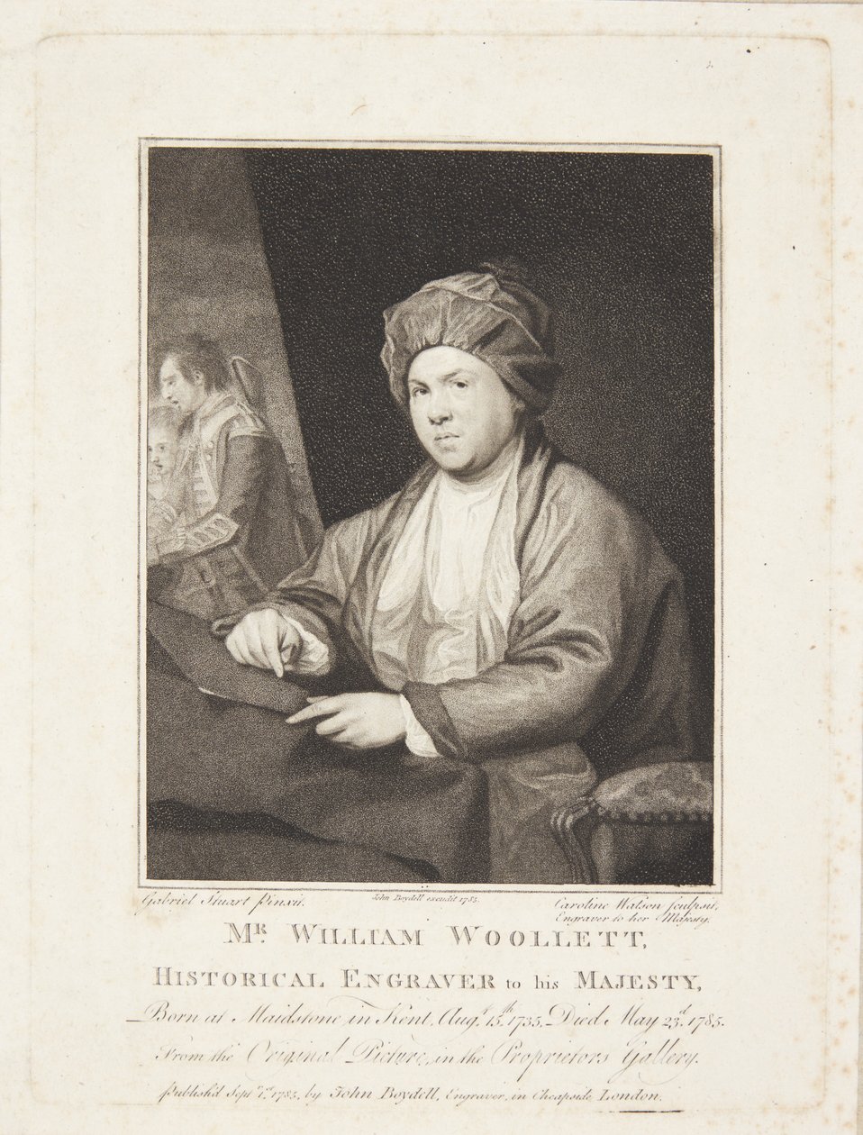 William Woollett autorstwa Caroline Watson