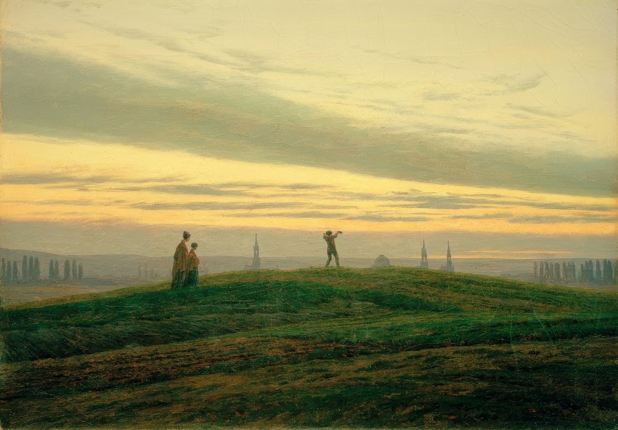 Gwiazda wieczoru autorstwa Caspar David Friedrich