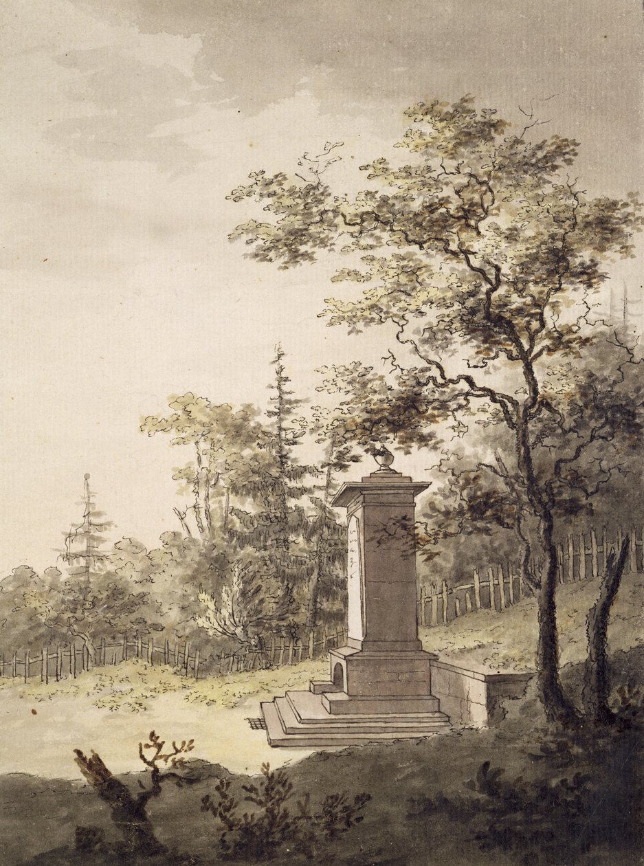 Emilias Kilde, 1797 (pióro i atrament i toaleta na papierze) autorstwa Caspar David Friedrich