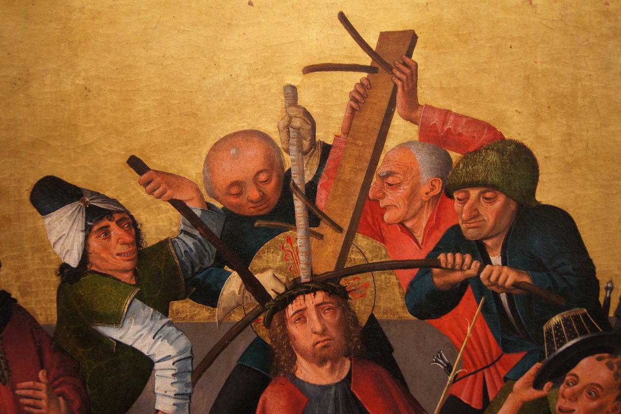 Ołtarz Colmara (Ukoronowanie Cierniem) autorstwa Caspar Isenmann
