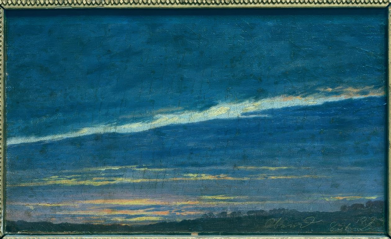 wieczór autorstwa Caspar David Friedrich