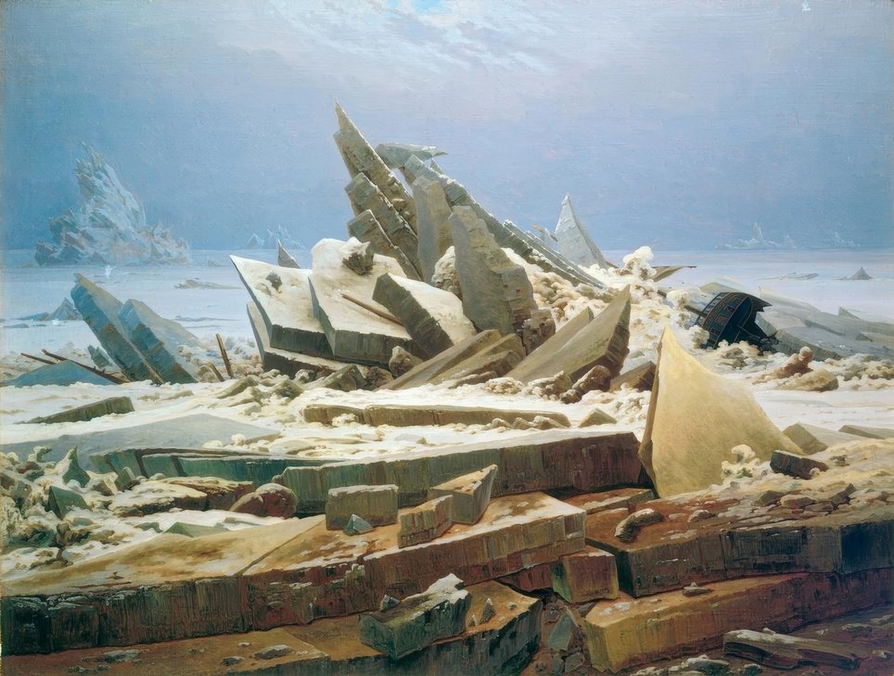 Ocean Arktyczny autorstwa Caspar David Friedrich