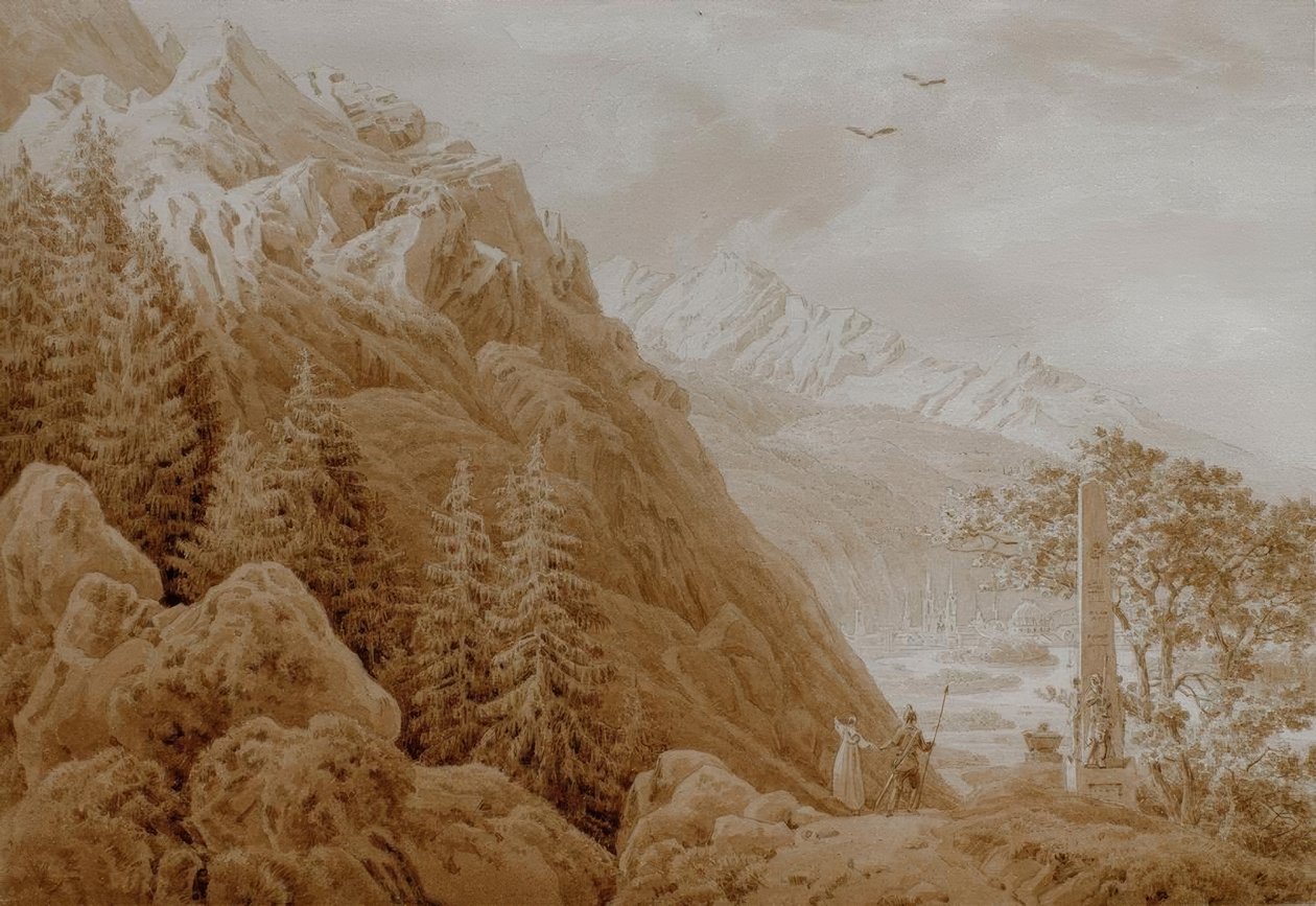 Jesień autorstwa Caspar David Friedrich