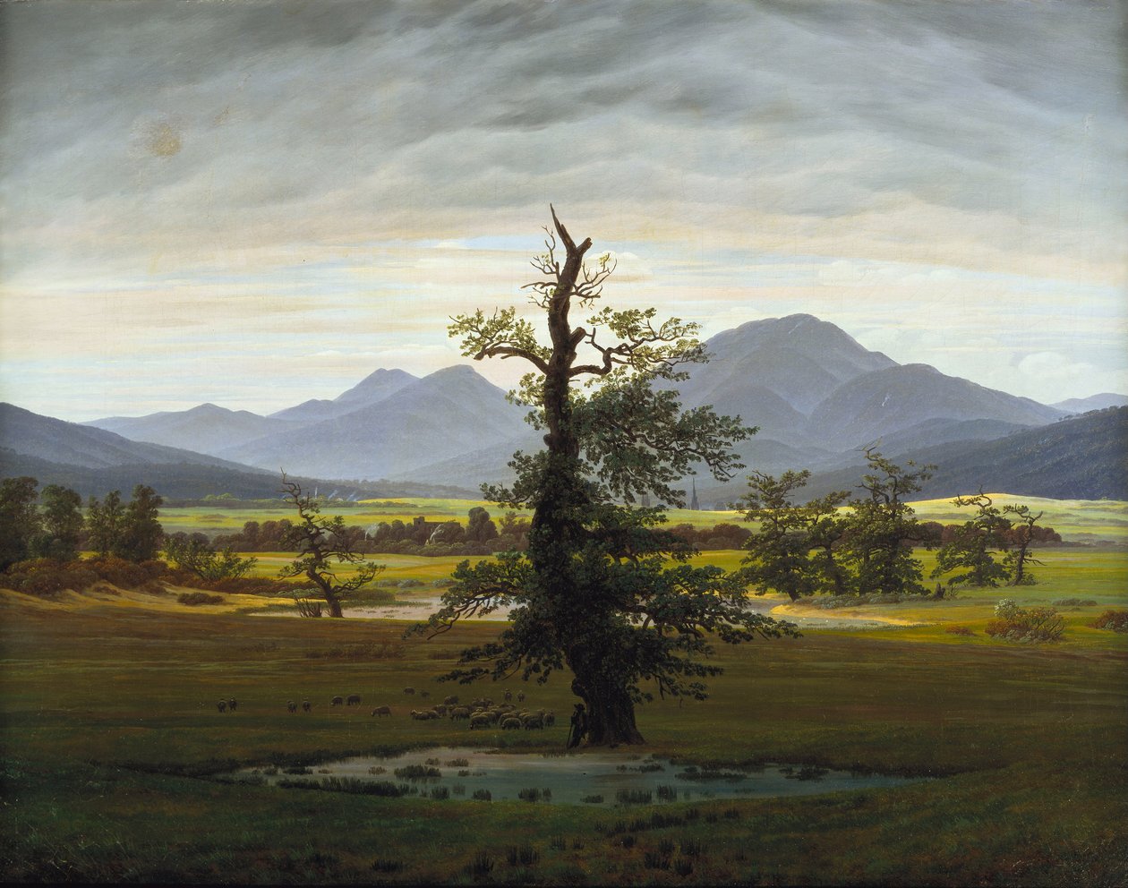 Samotne drzewo autorstwa Caspar David Friedrich