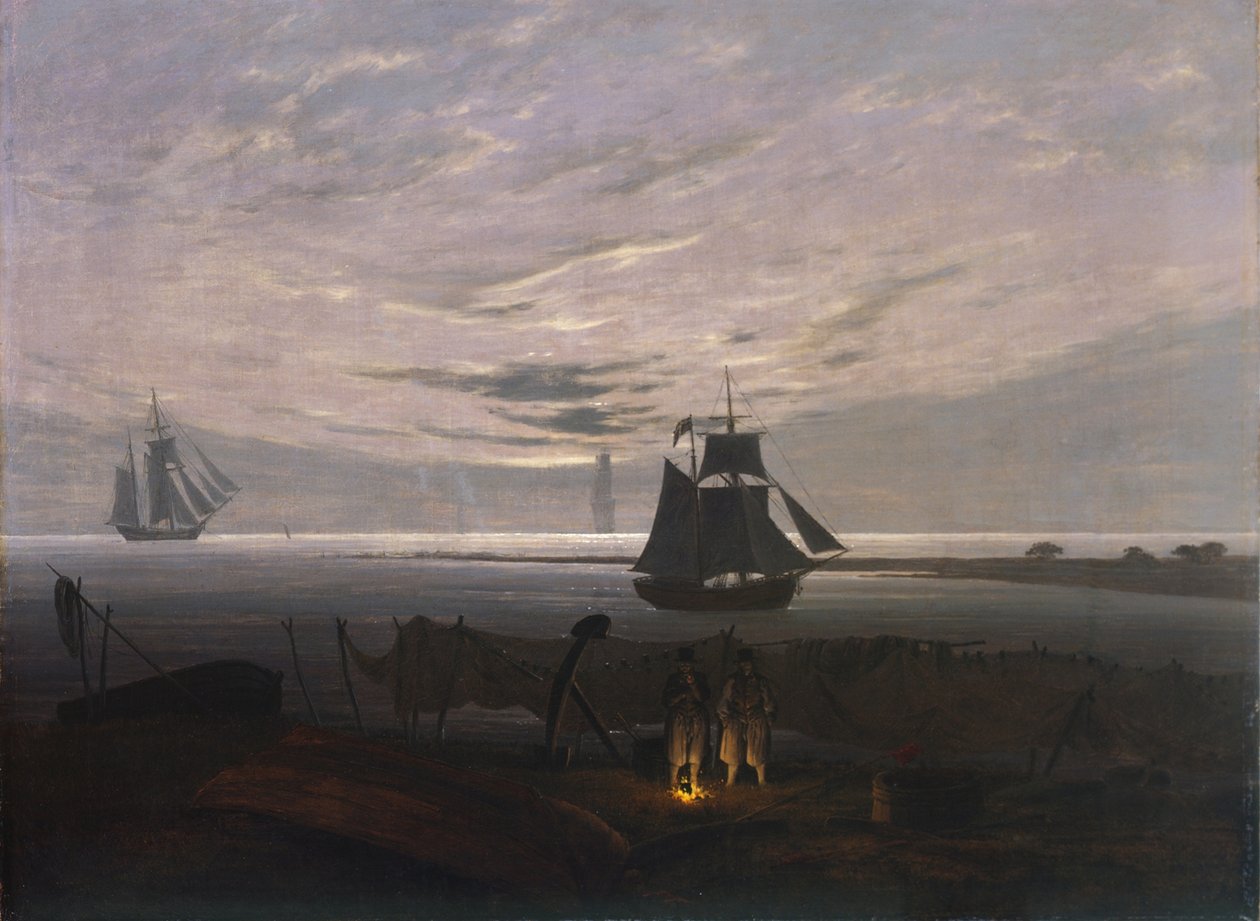 Wieczór nad Bałtykiem, 1831 autorstwa Caspar David Friedrich