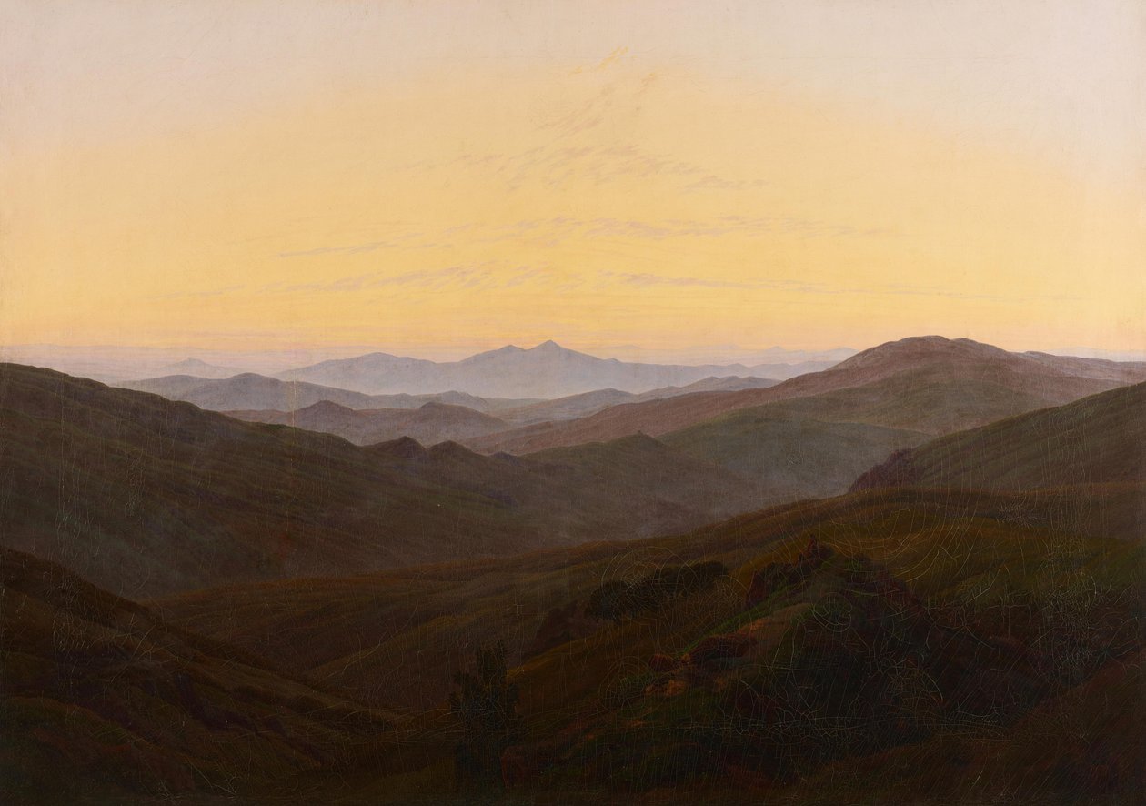Niemiecki: Karkonosze Karkonosze Karkonosze autorstwa Caspar David Friedrich