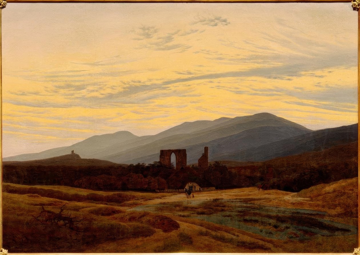Ruiny w Karkonoszach autorstwa Caspar David Friedrich