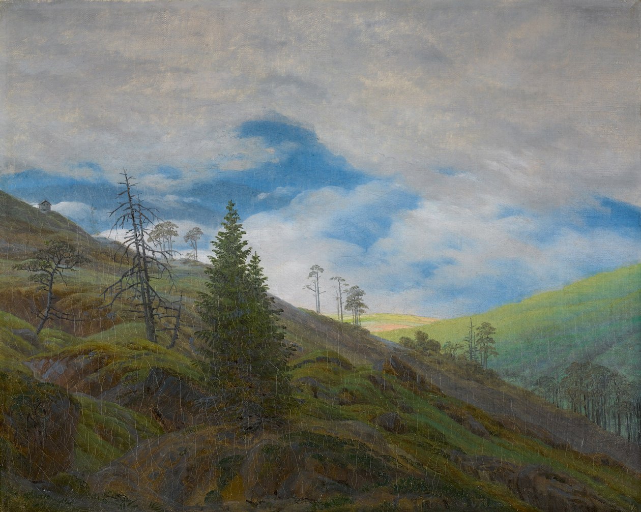 Sunburst w Karkonoszach autorstwa Caspar David Friedrich