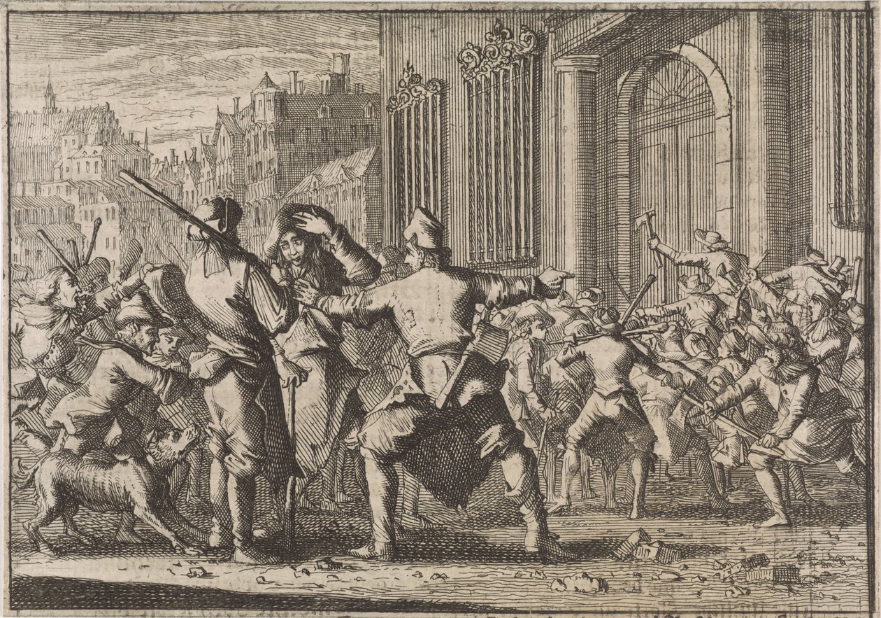 Bunt w Barcelonie, 1640 autorstwa Caspar Luyken (attributed to)