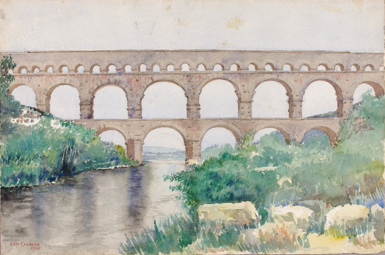 Akwedukt, b.d. autorstwa Cass Gilbert