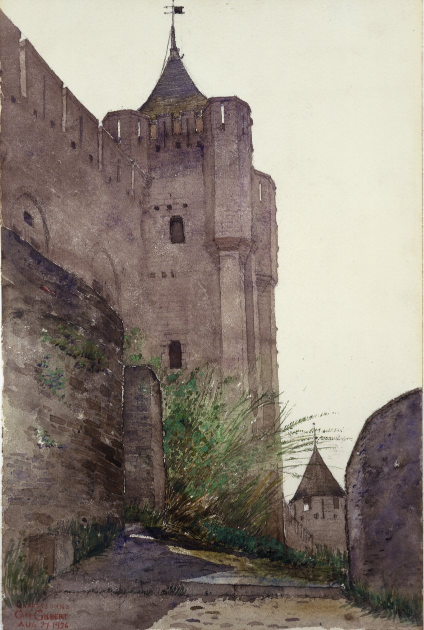 Carcassonne, 1926. autorstwa Cass Gilbert