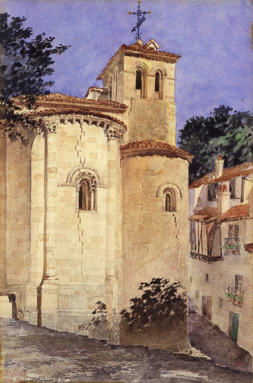 Kościół w Segowii, Hiszpania, 1920 r. autorstwa Cass Gilbert