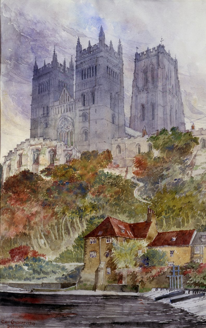 Katedra w Durham, Anglia autorstwa Cass Gilbert