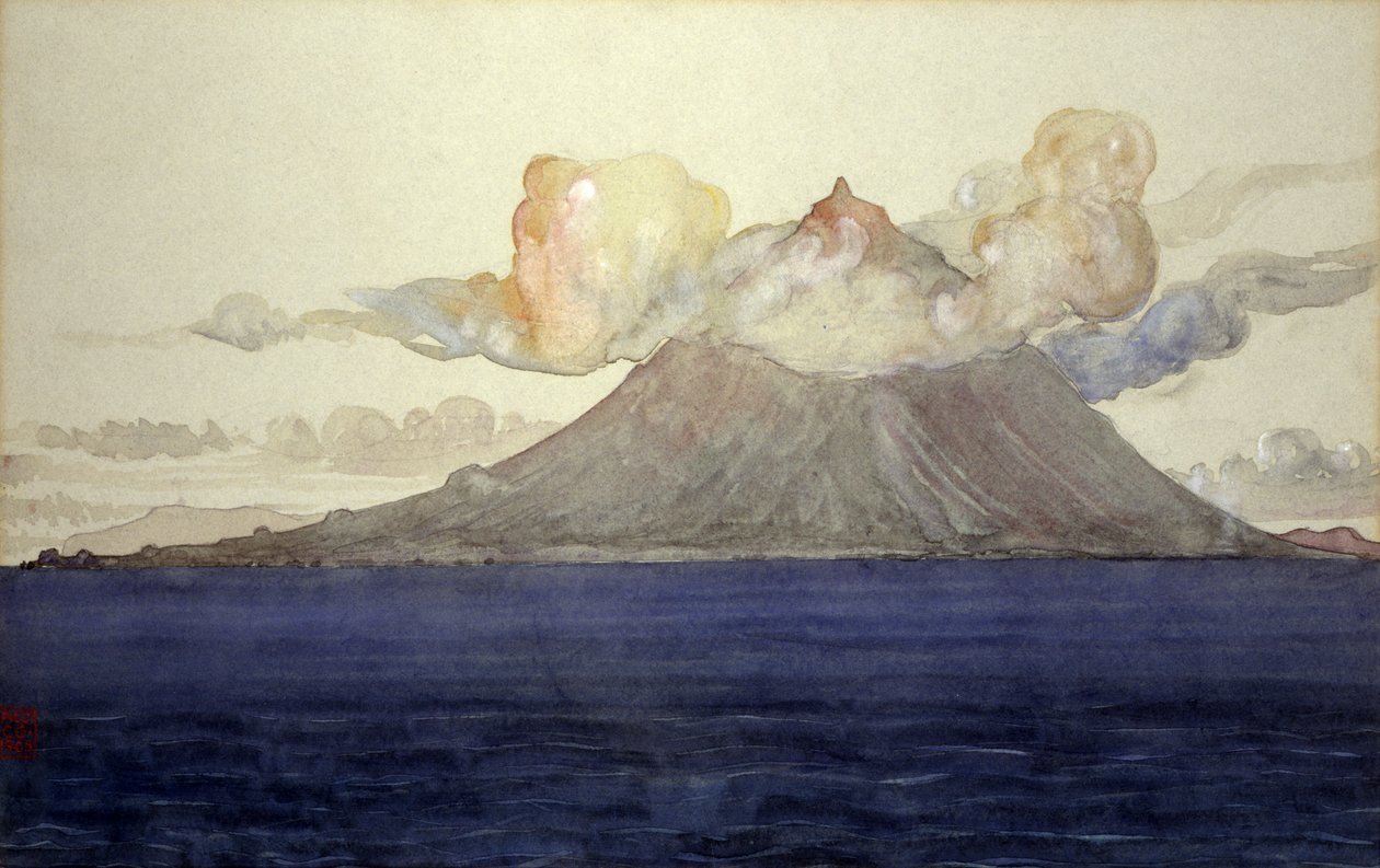 Góra Pico, Azory, 1905. autorstwa Cass Gilbert