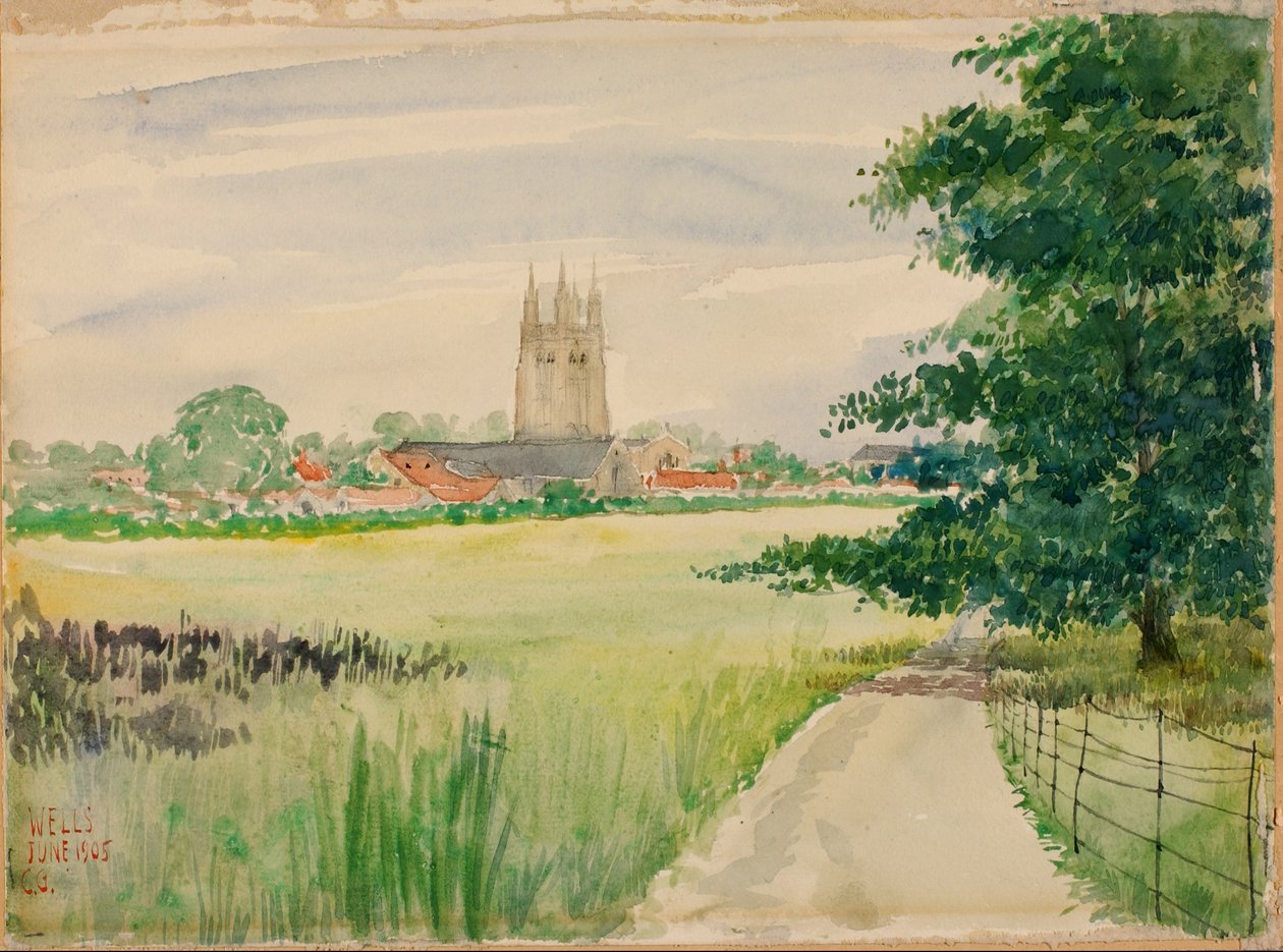 Katedra w Wells, Anglia autorstwa Cass Gilbert
