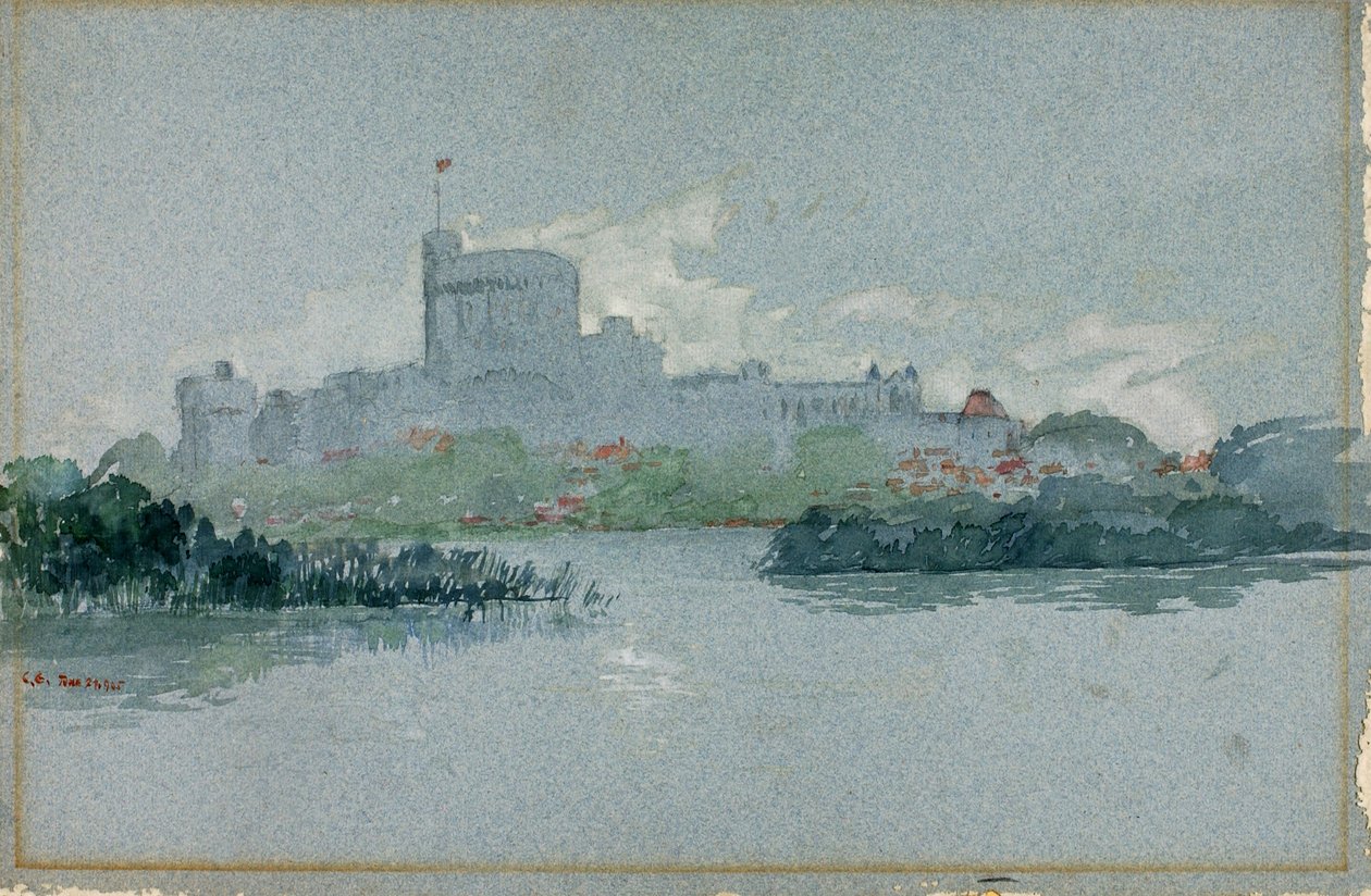 Zamek Windsor, Anglia, 1905. autorstwa Cass Gilbert
