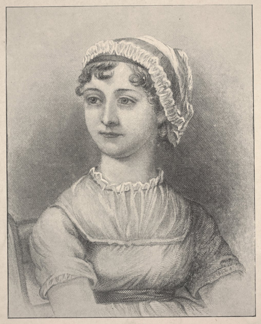 Jane Austen (Grawerowanie) autorstwa Cassandra (after) Austen