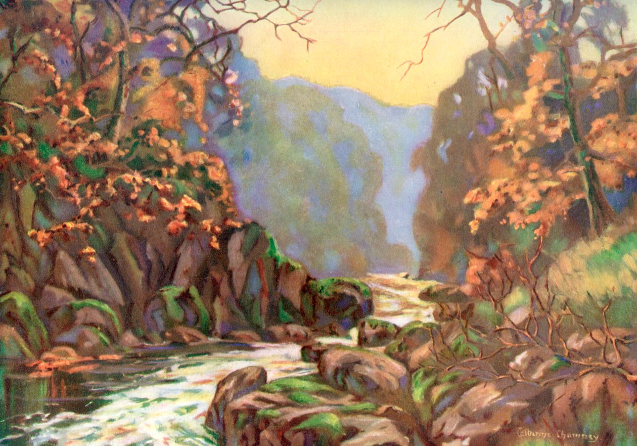 „On the Dargle, hrabstwo Wicklow”, Irlandia, 1924-1926. autorstwa Catharine Chamney