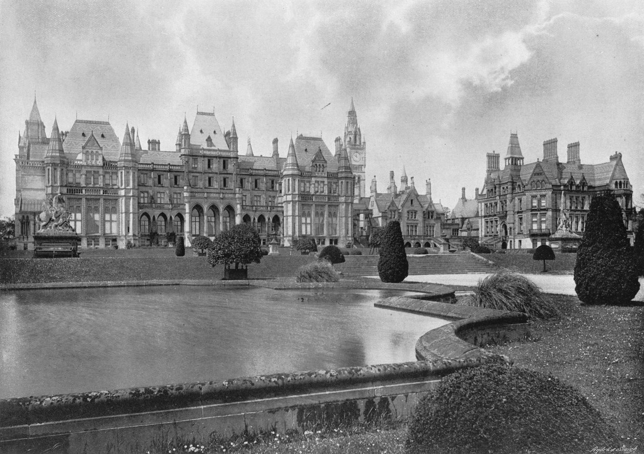 Eaton Hall, ok. 1896 r. autorstwa Catherall and Pritchard