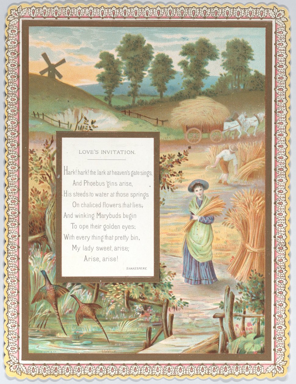 Walentynki, ca. 1875. autorstwa Catherine Greenaway