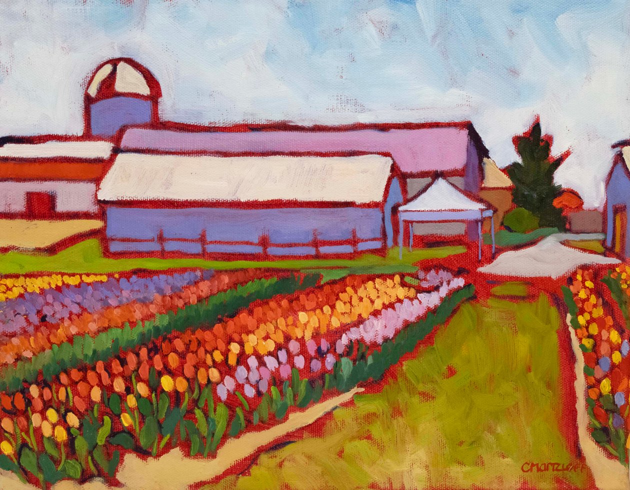 Pola tulipanów, 2019 r. autorstwa Catherine J Martzloff