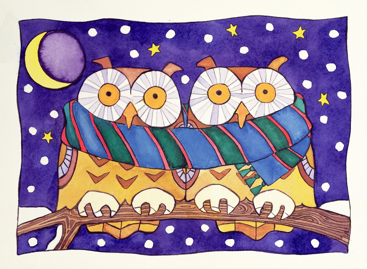 Sowy nocą autorstwa Cathy Baxter
