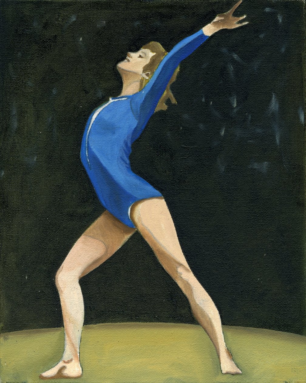 Olga, 2003 (olej na płótnie) autorstwa Cathy Lomax
