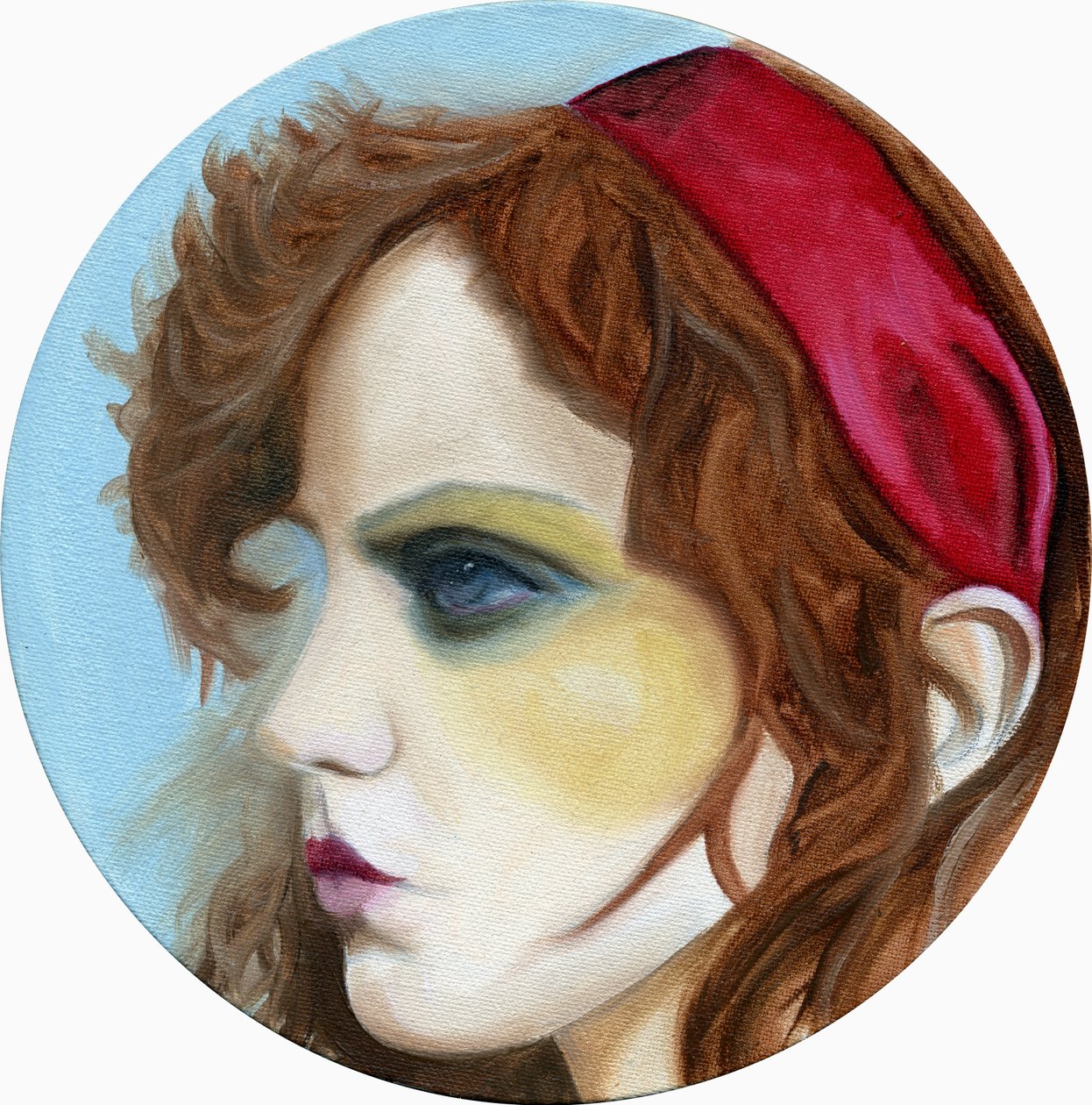 Vogue Rococo, 2008 (olej na płótnie) autorstwa Cathy Lomax