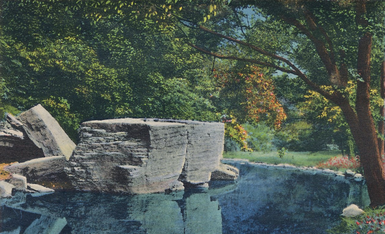 Big Rock, Cherokee Park, 1942 autorstwa Caufield and Shook