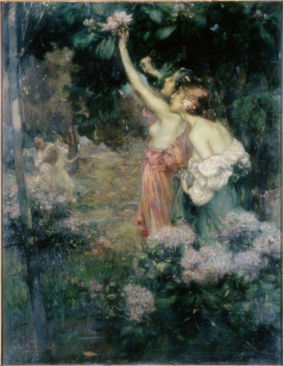 Pola Elizejskie, ok. 1906 r. autorstwa Cecil William Rea