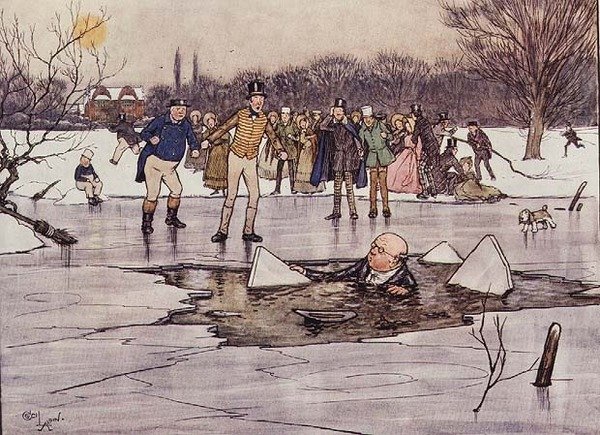Złamany lód autorstwa Cecil Charles Windsor Aldin
