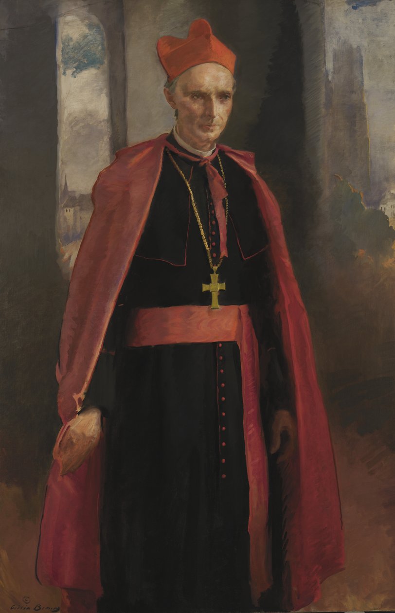 Kardynał Mercier, 1919. autorstwa Cecilia Beaux
