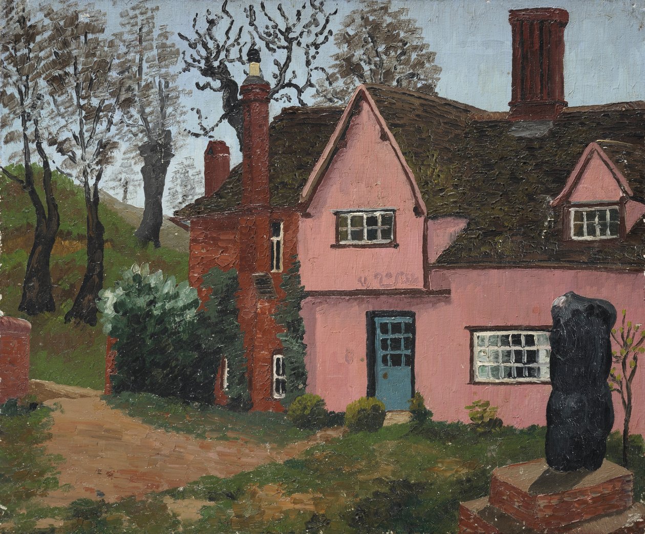 Gospodarstwo Funtowe (olej na płótnie) autorstwa Cedric Morris