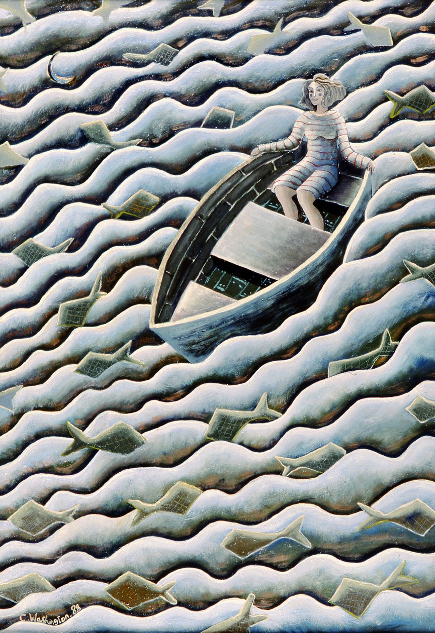 Na morzu, 1989 autorstwa Celia Washington