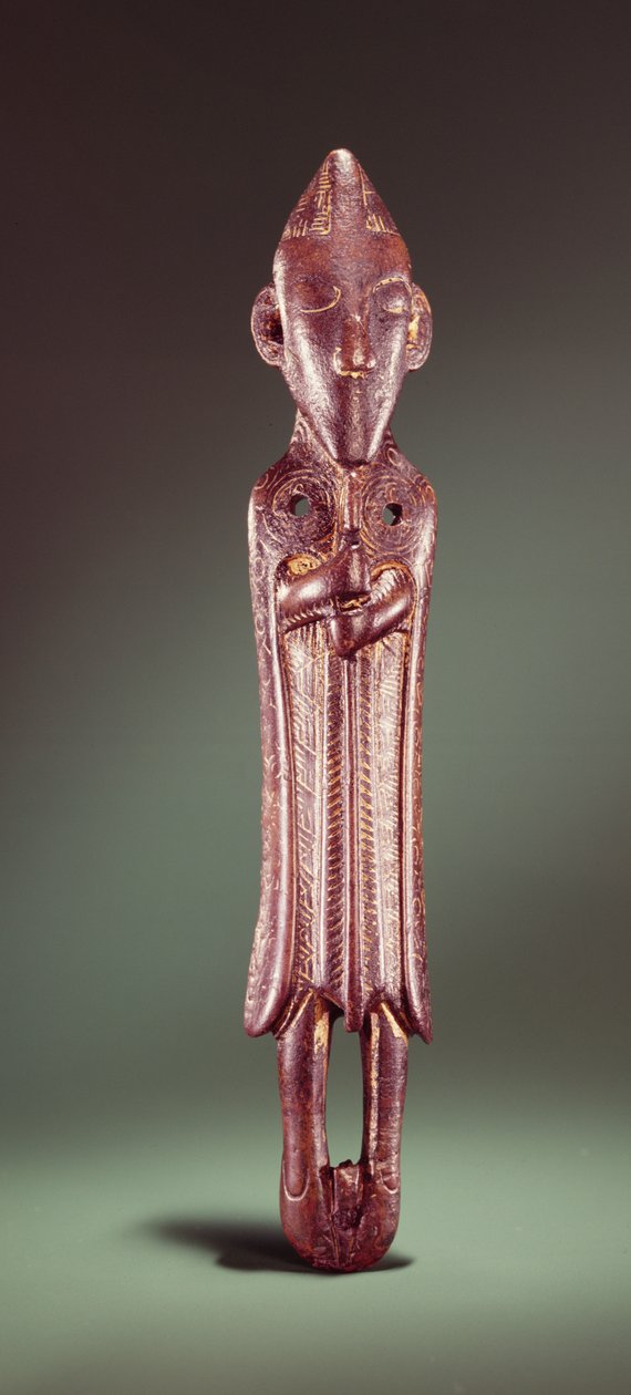 Figura kościelna z epoki wikingów (złocony brąz) autorstwa Celtic