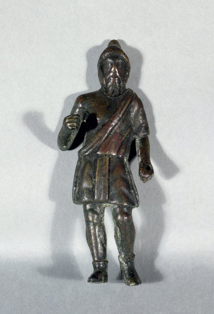 Figurka boga celtyckiego Smitha z Sunderland, II-III w. n.e. (brąz) autorstwa Celtic