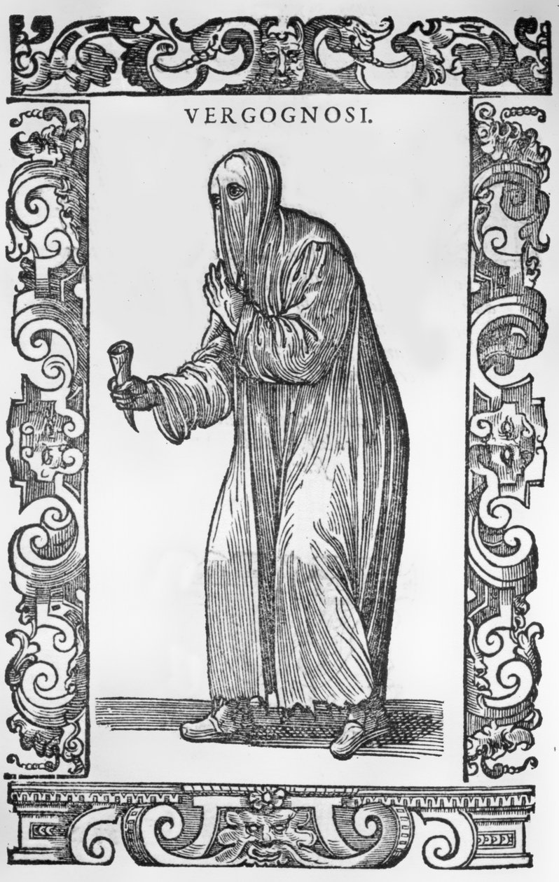 Wstydliwy 1590 autorstwa Cesare Vecellio