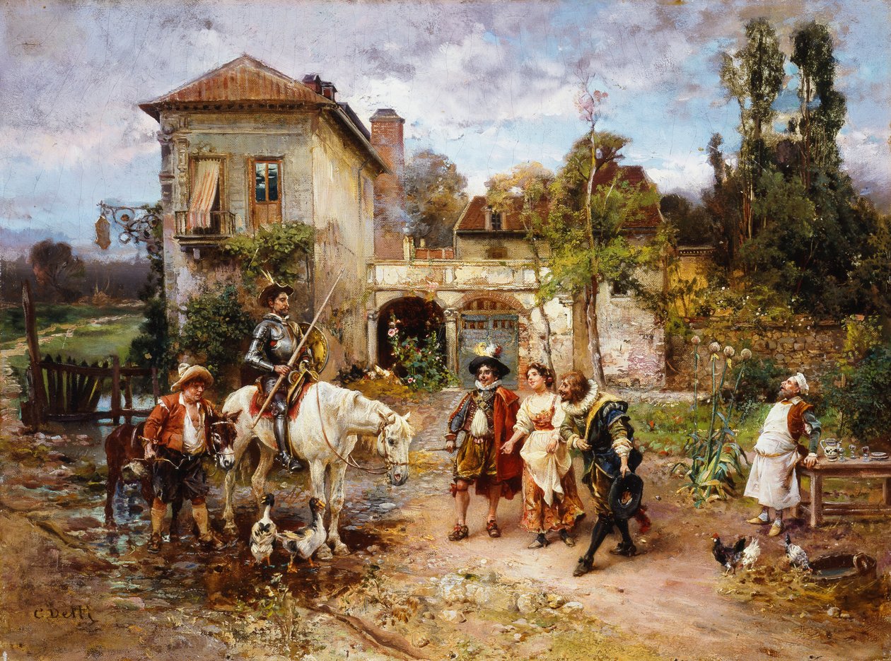 Don Kichot, autorstwa Cesare Auguste Detti