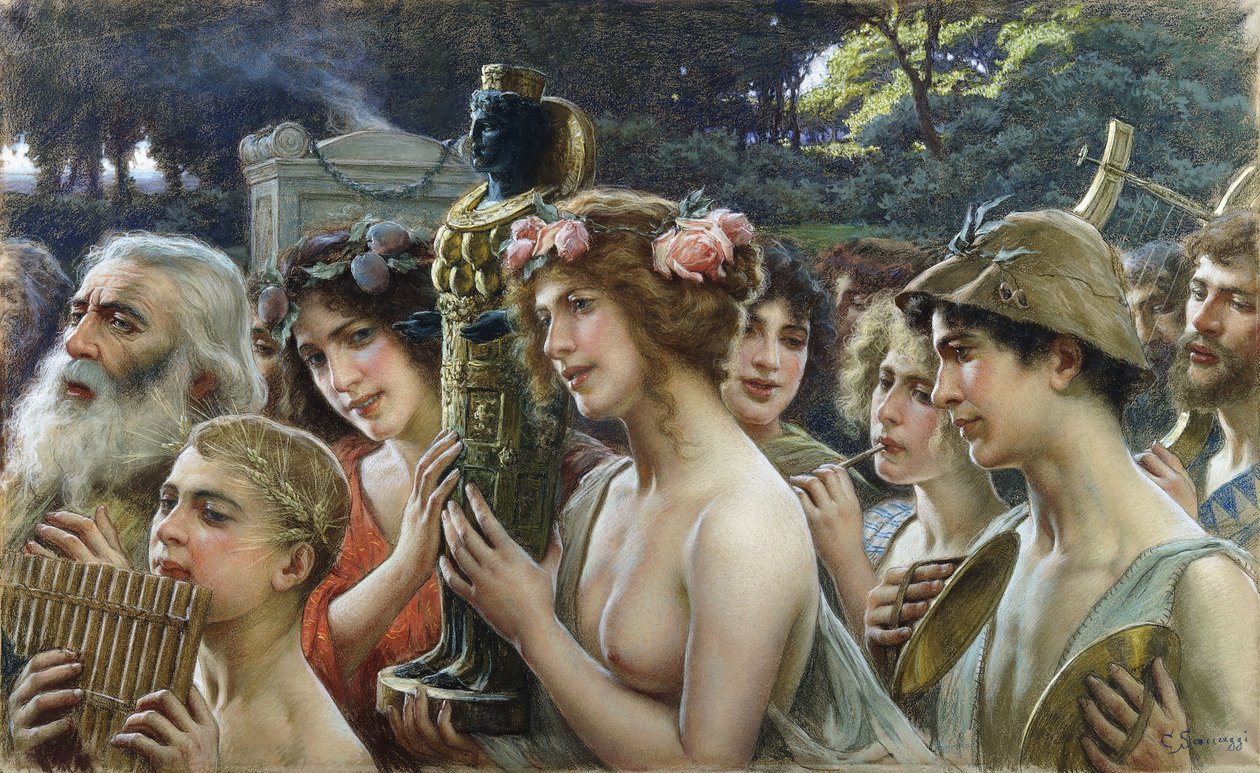 Alma Natura Ave autorstwa Cesare Saccaggi