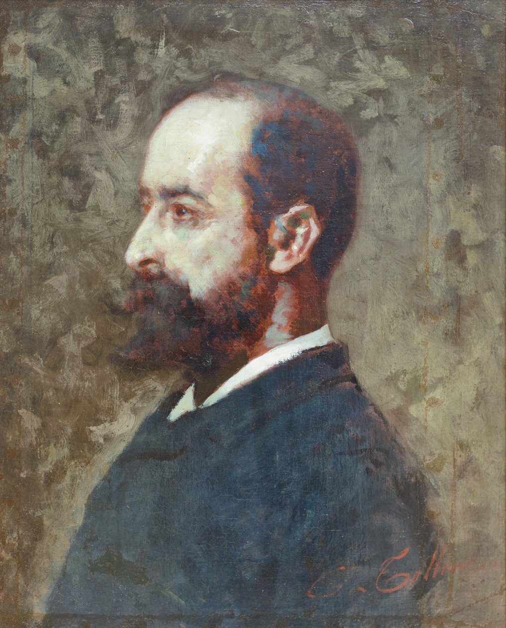 Portret Ambrogio Raffele autorstwa Cesare Tallone