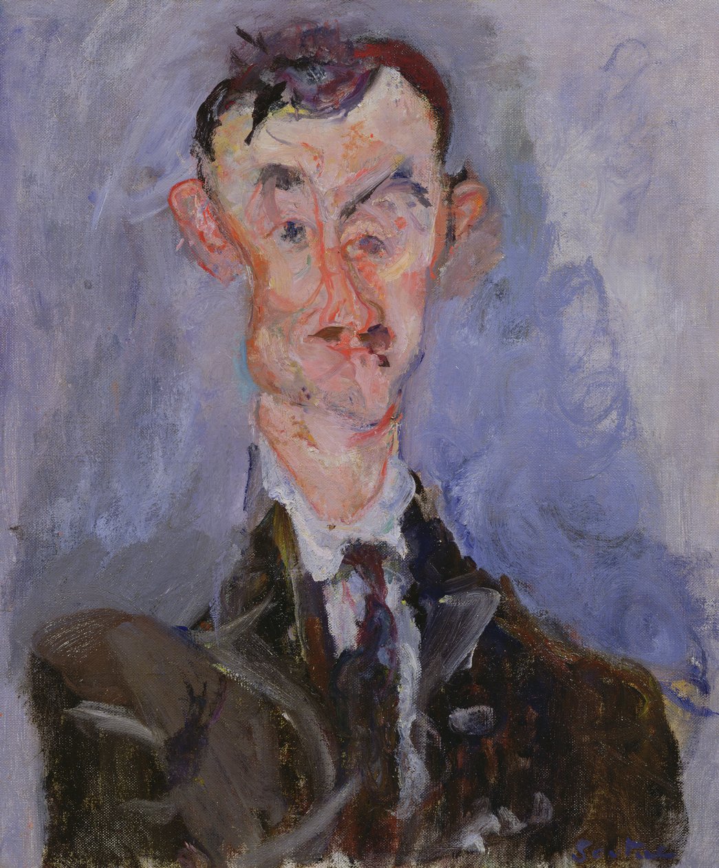 Portret Emile Lejeune, ok. 1922 r. autorstwa Chaim Soutine
