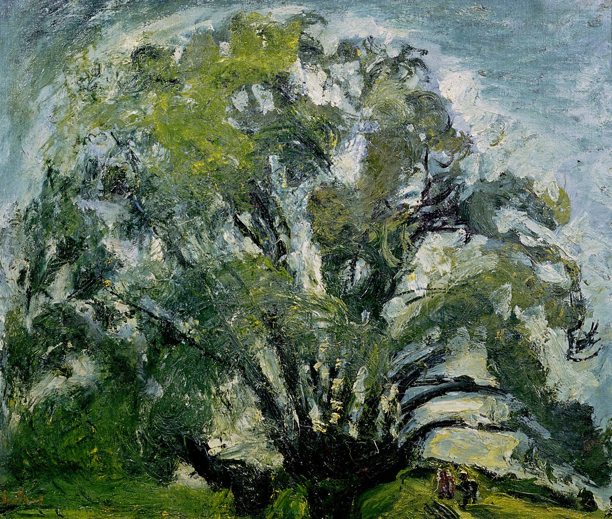 Drzewo dębowe, ok. 1914 r. autorstwa Chaim Soutine