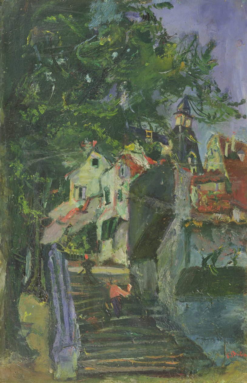 Schody Chartres, ok. 1933-34 autorstwa Chaim Soutine