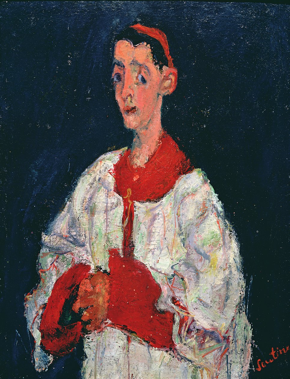 Chłopiec z chóru, 1928 autorstwa Chaim Soutine