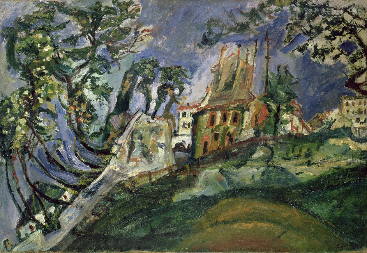 Montmartre, ok. 1919 autorstwa Chaim Soutine