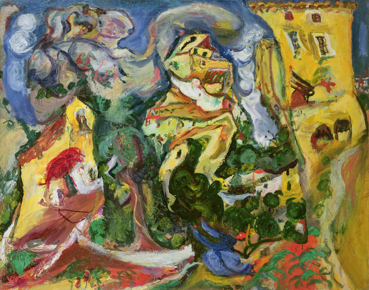 Wieś, ok. 1923 autorstwa Chaim Soutine